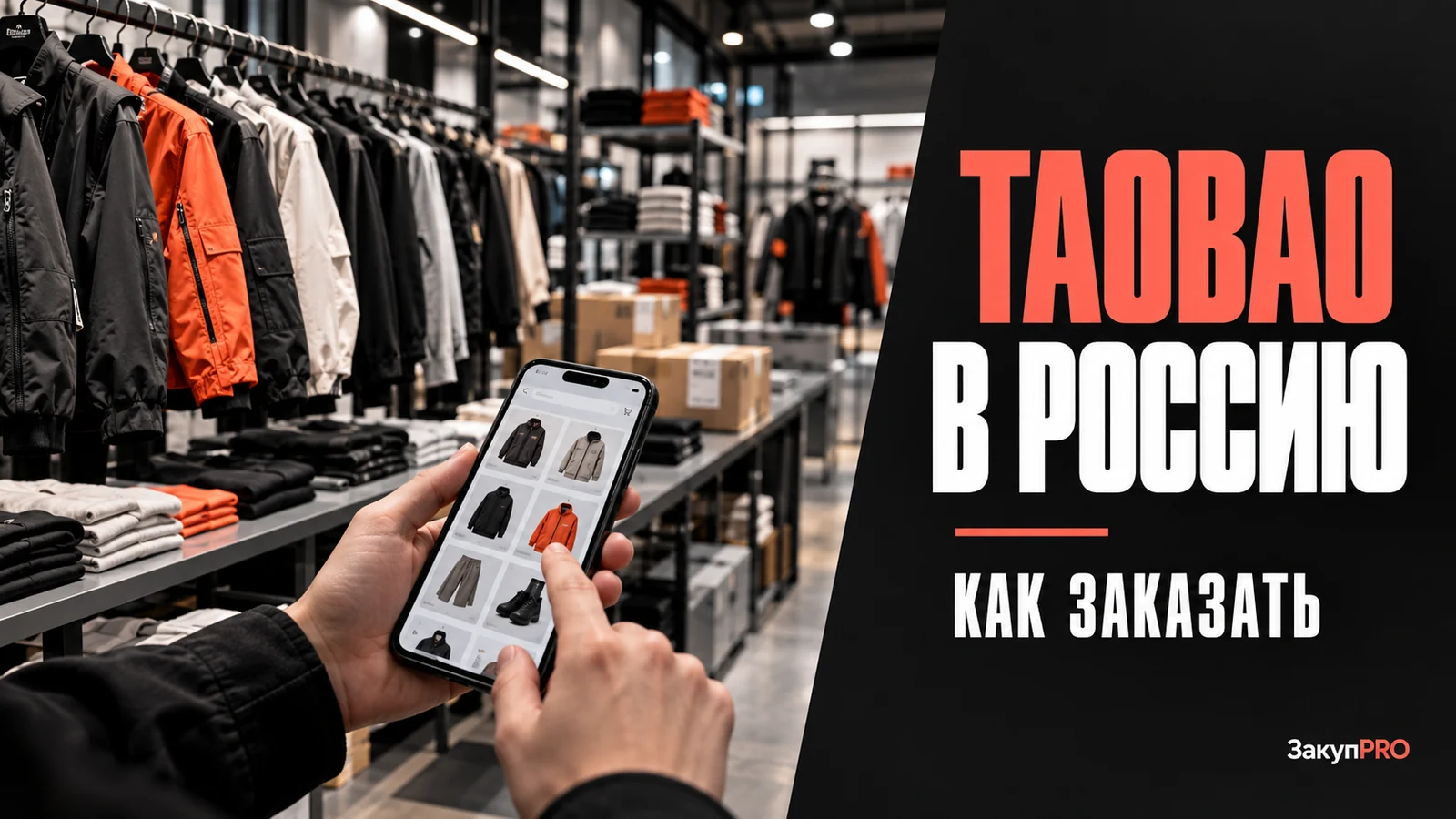 Как заказать с Taobao в Россию через ЗакупPRO